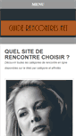 Mobile Screenshot of guide-rencontres.net